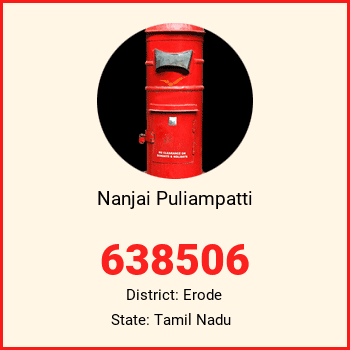 Nanjai Puliampatti pin code, district Erode in Tamil Nadu