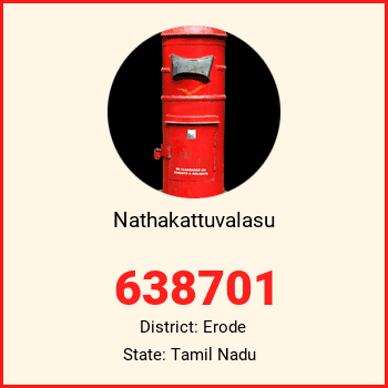 Nathakattuvalasu pin code, district Erode in Tamil Nadu