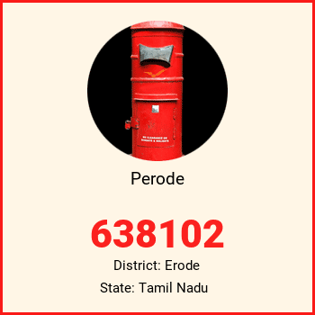Perode pin code, district Erode in Tamil Nadu