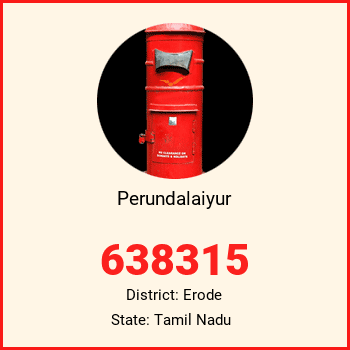 Perundalaiyur pin code, district Erode in Tamil Nadu