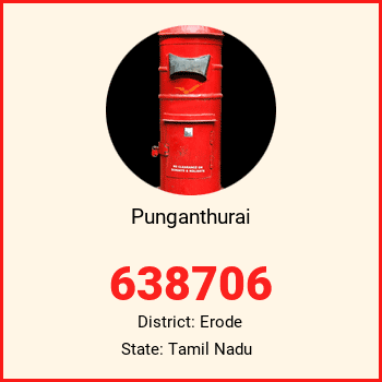 Punganthurai pin code, district Erode in Tamil Nadu