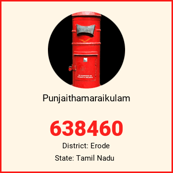Punjaithamaraikulam pin code, district Erode in Tamil Nadu