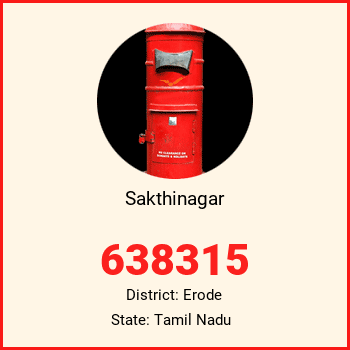 Sakthinagar pin code, district Erode in Tamil Nadu