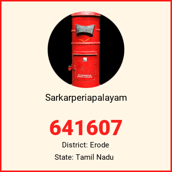 Sarkarperiapalayam pin code, district Erode in Tamil Nadu