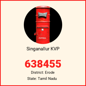 Singanallur KVP pin code, district Erode in Tamil Nadu