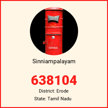 Sinniampalayam pin code, district Erode in Tamil Nadu
