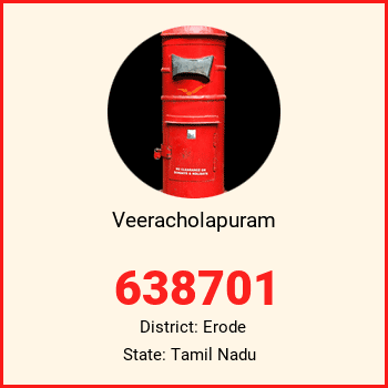 Veeracholapuram pin code, district Erode in Tamil Nadu