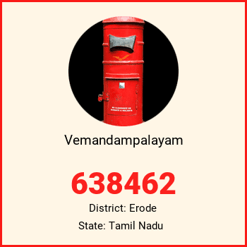 Vemandampalayam pin code, district Erode in Tamil Nadu