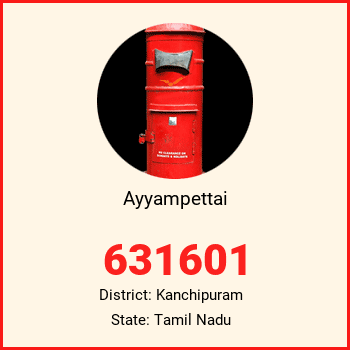 Ayyampettai pin code, district Kanchipuram in Tamil Nadu