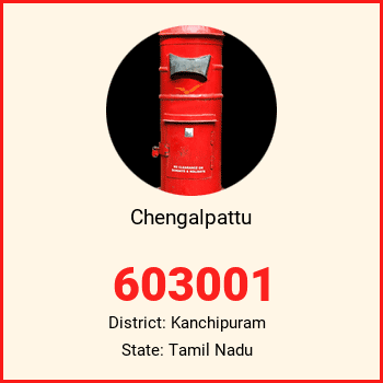 Chengalpattu pin code, district Kanchipuram in Tamil Nadu