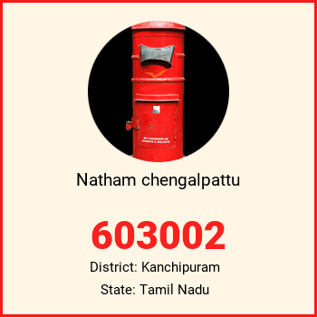 Natham chengalpattu pin code, district Kanchipuram in Tamil Nadu