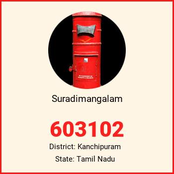 Suradimangalam pin code, district Kanchipuram in Tamil Nadu