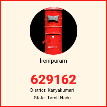 Irenipuram pin code, district Kanyakumari in Tamil Nadu