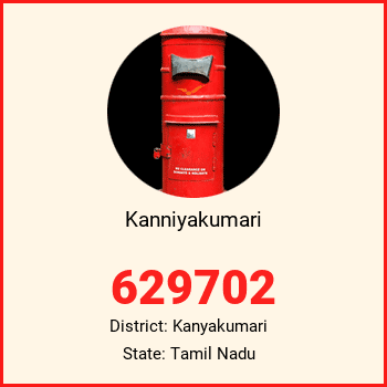 Kanniyakumari pin code, district Kanyakumari in Tamil Nadu