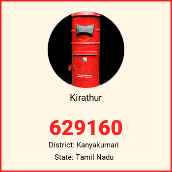 Kirathur pin code, district Kanyakumari in Tamil Nadu