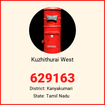 Kuzhithurai West pin code, district Kanyakumari in Tamil Nadu