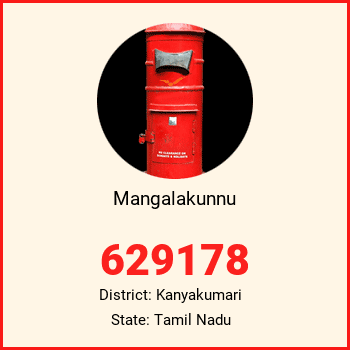 Mangalakunnu pin code, district Kanyakumari in Tamil Nadu