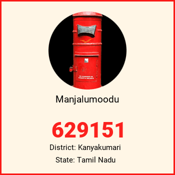 Manjalumoodu pin code, district Kanyakumari in Tamil Nadu