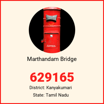 Marthandam Bridge pin code, district Kanyakumari in Tamil Nadu