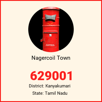 Nagercoil Town pin code, district Kanyakumari in Tamil Nadu