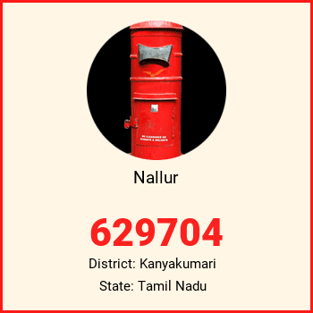Nallur pin code, district Kanyakumari in Tamil Nadu