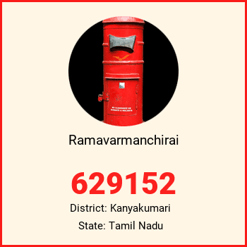 Ramavarmanchirai pin code, district Kanyakumari in Tamil Nadu