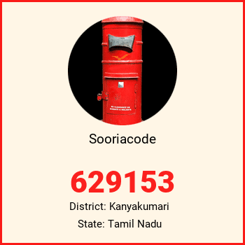 Sooriacode pin code, district Kanyakumari in Tamil Nadu