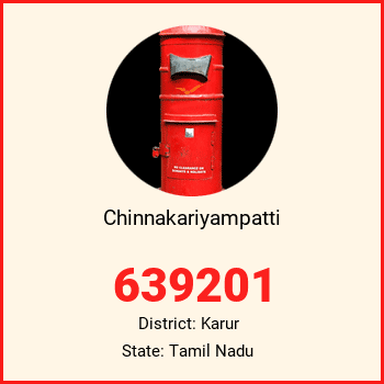 Chinnakariyampatti pin code, district Karur in Tamil Nadu