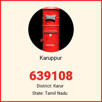 Karuppur pin code, district Karur in Tamil Nadu