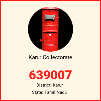 Karur Collectorate pin code, district Karur in Tamil Nadu