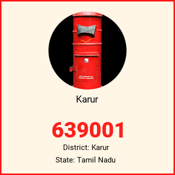 Karur pin code, district Karur in Tamil Nadu