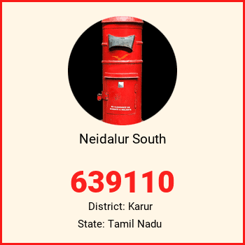 Neidalur South pin code, district Karur in Tamil Nadu