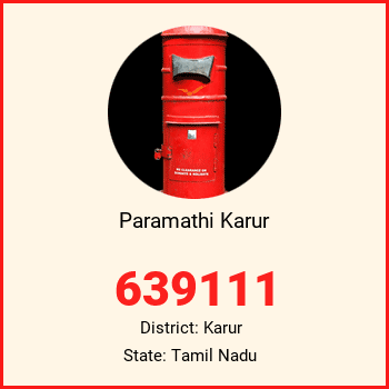 Paramathi Karur pin code, district Karur in Tamil Nadu
