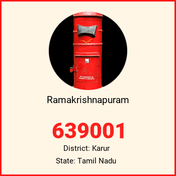 Ramakrishnapuram pin code, district Karur in Tamil Nadu