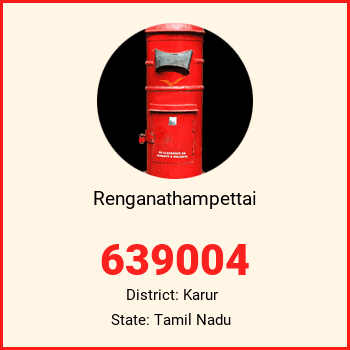 Renganathampettai pin code, district Karur in Tamil Nadu