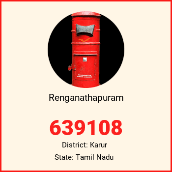 Renganathapuram pin code, district Karur in Tamil Nadu