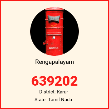 Rengapalayam pin code, district Karur in Tamil Nadu