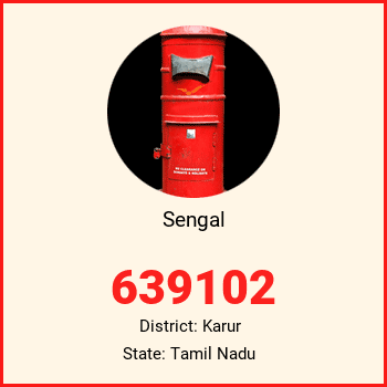 Sengal pin code, district Karur in Tamil Nadu