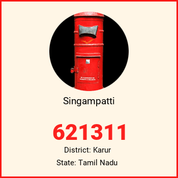 Singampatti pin code, district Karur in Tamil Nadu