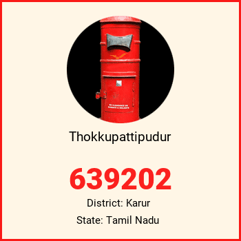Thokkupattipudur pin code, district Karur in Tamil Nadu
