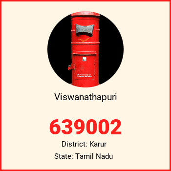 Viswanathapuri pin code, district Karur in Tamil Nadu