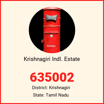 Krishnagiri Indl. Estate pin code, district Krishnagiri in Tamil Nadu