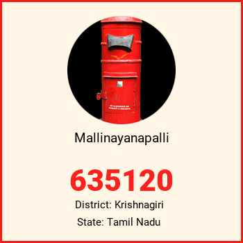 Mallinayanapalli pin code, district Krishnagiri in Tamil Nadu