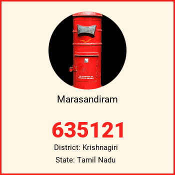 Marasandiram pin code, district Krishnagiri in Tamil Nadu