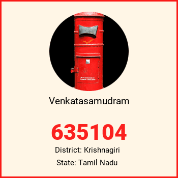 Venkatasamudram pin code, district Krishnagiri in Tamil Nadu