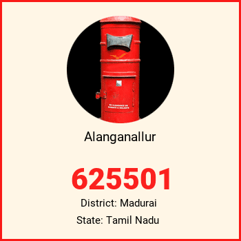 Alanganallur pin code, district Madurai in Tamil Nadu