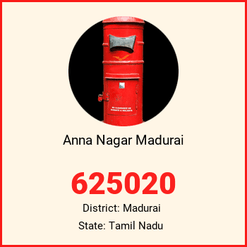 Anna Nagar Madurai pin code, district Madurai in Tamil Nadu