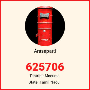 Arasapatti pin code, district Madurai in Tamil Nadu