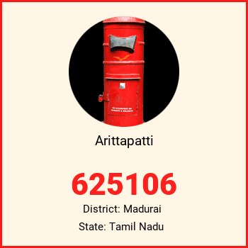 Arittapatti pin code, district Madurai in Tamil Nadu
