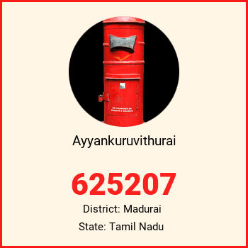 Ayyankuruvithurai pin code, district Madurai in Tamil Nadu